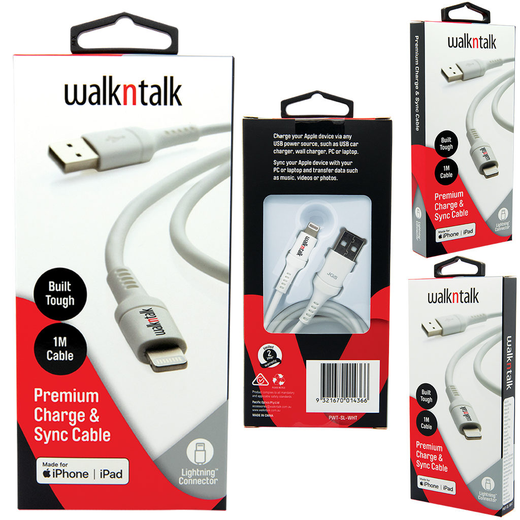 walkntalk cables for apple products
