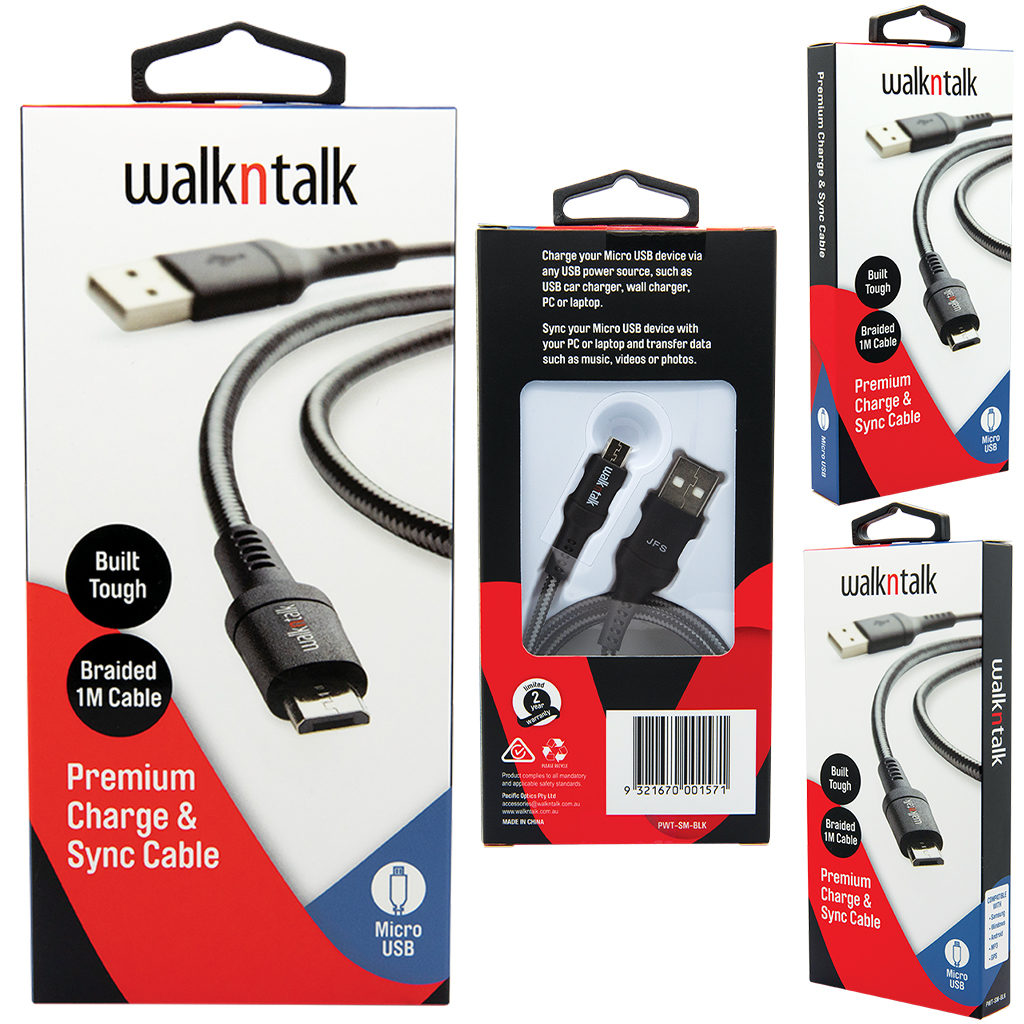 walkntalk premium charge & sync cable