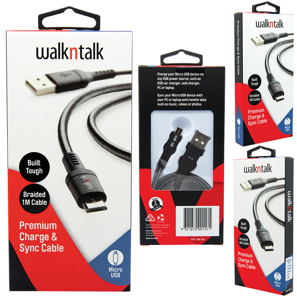 walkntalk premium charge & sync cable
